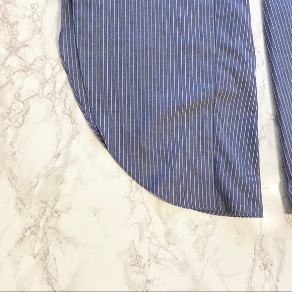 Anthropologie DREW Whitney Pant Striped Blue Small - Picture 7 of 11